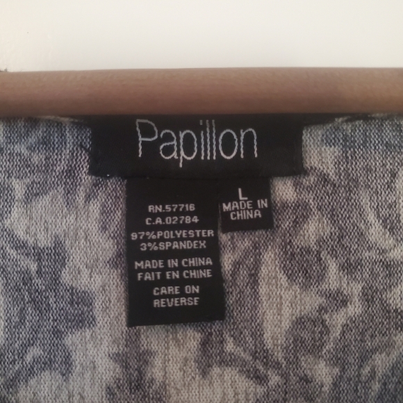 Papillon Sweater Dress – Size L – Black/Crimson/Indigo - Picture 5 of 5